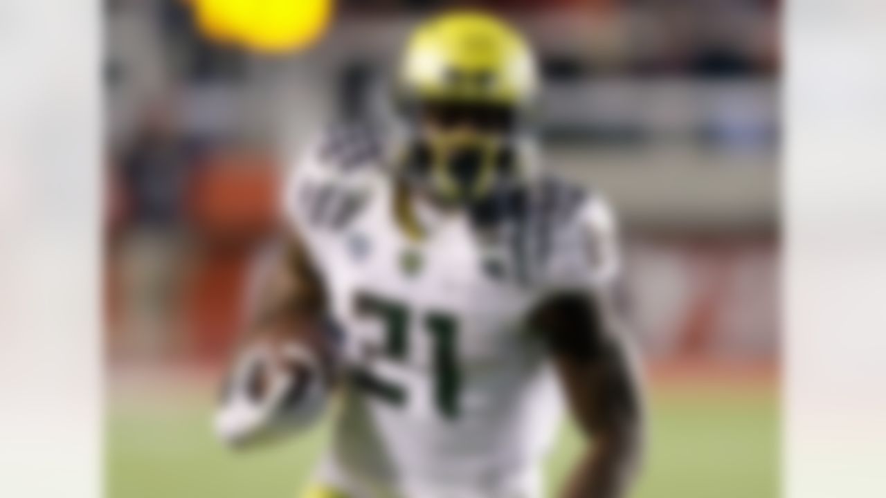 Particulars: 5-11, 230, sophomore
The skinny: Marcus Mariota is gone, so the focus has to go somewhere in the Ducks' backfield, so why not on to Freeman? He was Oregon's leading rusher as a freshman (1,365 yards, 18 TDs) and should get even more opportunities this fall. Even with Mariota gone, Oregon's offense is not going to change, which means Freeman will be the focal point of an offense that is sure to be prolific.