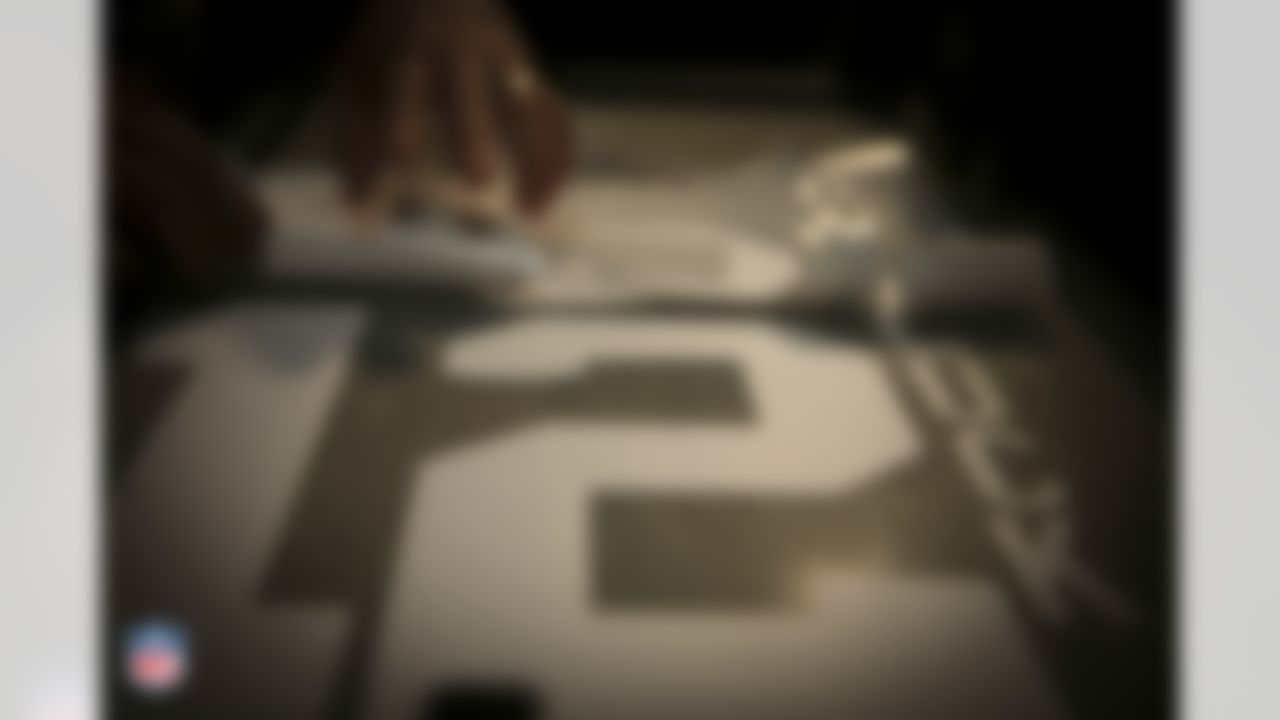 NIKE creates Andrew Luck's custom jersey.