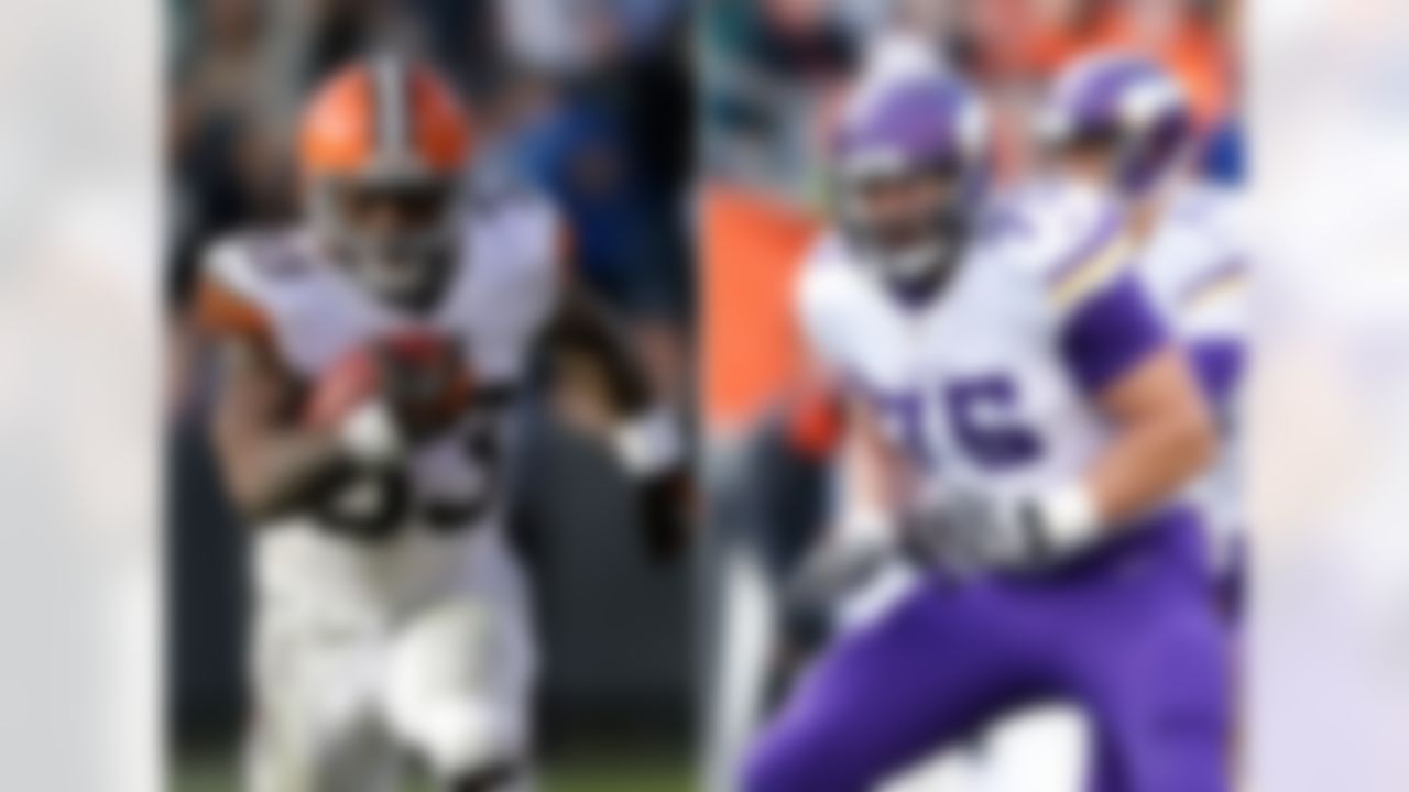 Browns receive: 2012 first-rounder (No. 3: RB Trent Richardson)
Vikings receive: 2012 first-rounder (No. 4: OT Matt Kalil), 2012 fourth-rounder (No. 118: WR Jarius Wright), 2012 fifth-rounder (No. 139: CB Robert Blanton), 2012 seventh-rounder (No. 211: Traded to Titans)
Kalil has started every game of his career for the Vikings. In Cleveland, neither of the Browns' two first-round draft picks from 2012 are still with the team -- No. 22 overall pick, QB Brandon Weeden, is now with the Dallas Cowboys. The Browns did, however, manage to unload Richardson to the Colts for a first-round selection. The Browns then used the pick acquired from the Colts on another quarterback at the No. 22 overall spot in the first round, Johnny Manziel.