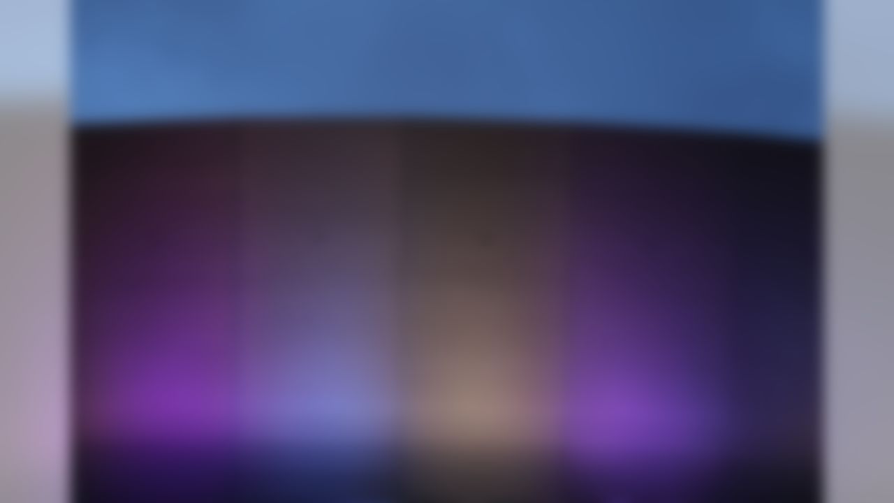 A detail of the the Superdome in New Orleans on Tuesday, January 29, 2013. (Perry Knotts/NFL)