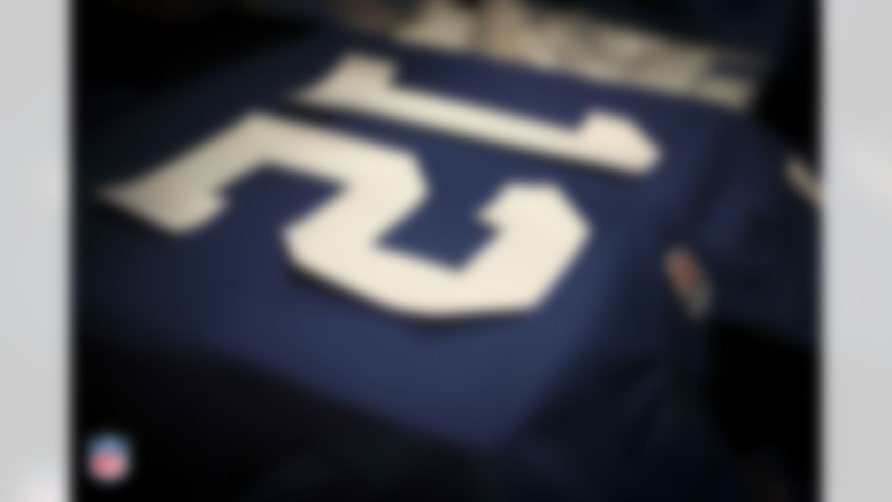 NIKE creates Andrew Luck's custom jersey.