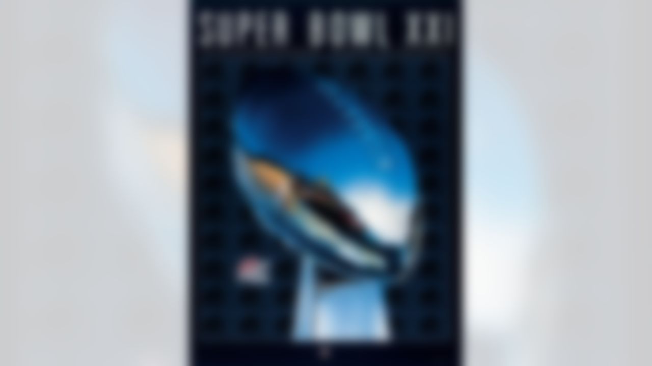 Super Bowl XXI Program cover between the Denver Broncos and the New York Giants on January 25, 1987. (National Football League)
