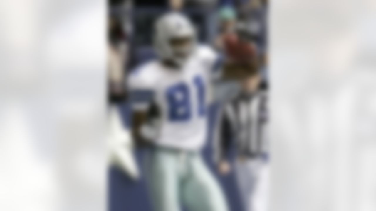 In this Dec. 31, 2006 file photo, Dallas Cowboys wide receiver Terrell Owens celebrates his 56-yard touchdown against the Detroit Lions in the fourth quarter of an NFL football game in Irving, Texas. Fresh off his first sitcom role, Terrell Owens is ready to take on more television jobs. Just don't look for one of them to be on "Dancing With The Stars."(AP Photo/L.M. Otero)