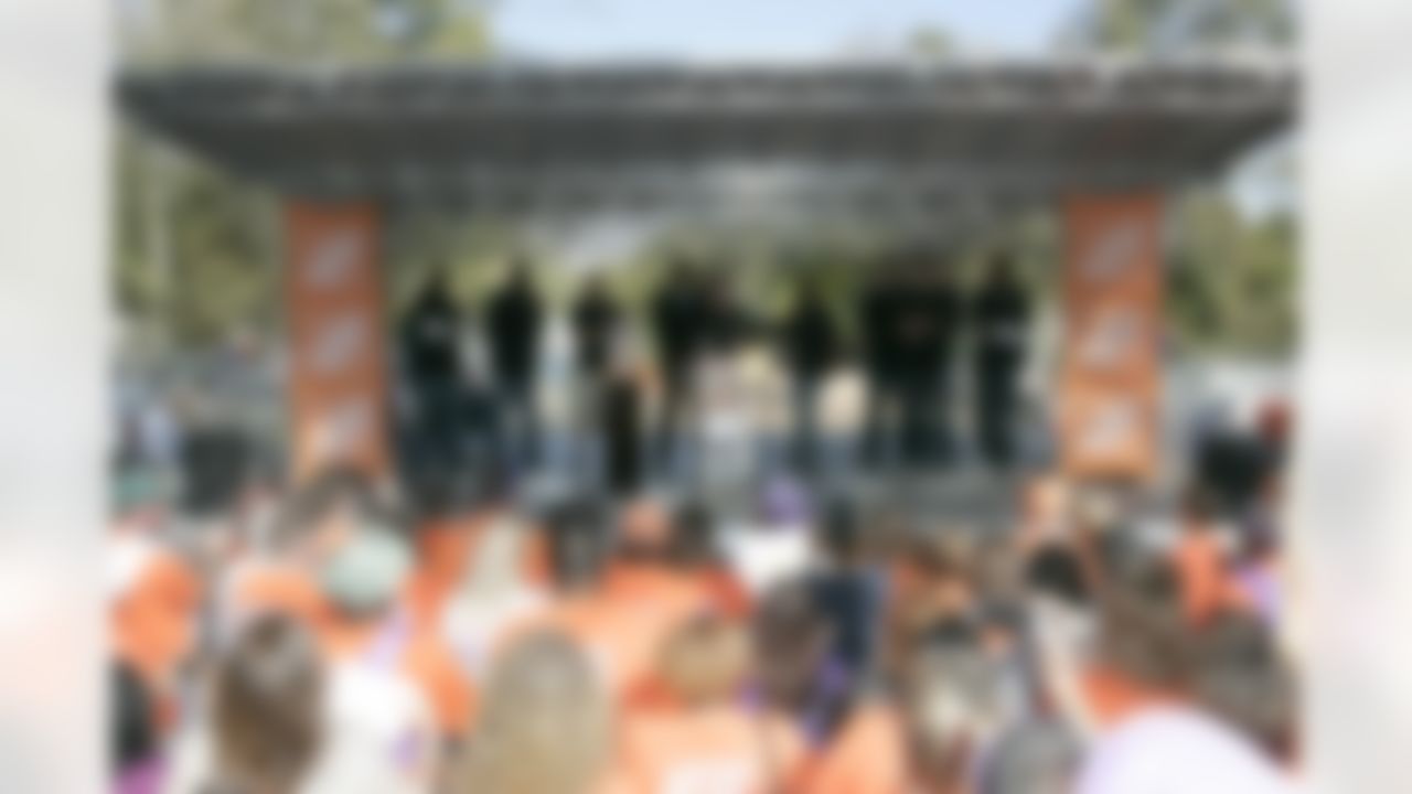 The Home Depot NFL Neighborhood MVP All-Star Build and Press Conference in Tampa, FL. (Photo by Don Grassmann/CIA)