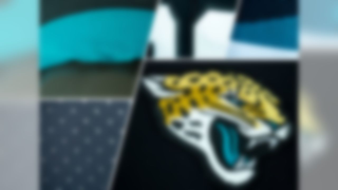 The Jags revealed a new Nike uniform set on Thursday, April. 19, 2018 in Jacksonville, Fla. The NFL team's logo remains the same.