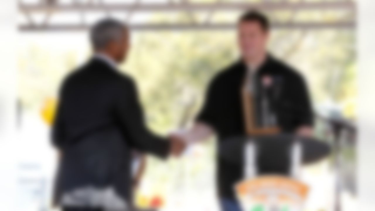 The Home Depot NFL Neighborhood MVP All-Star Build and Press Conference in Tampa, FL. (Photo by Don Grassmann/CIA)