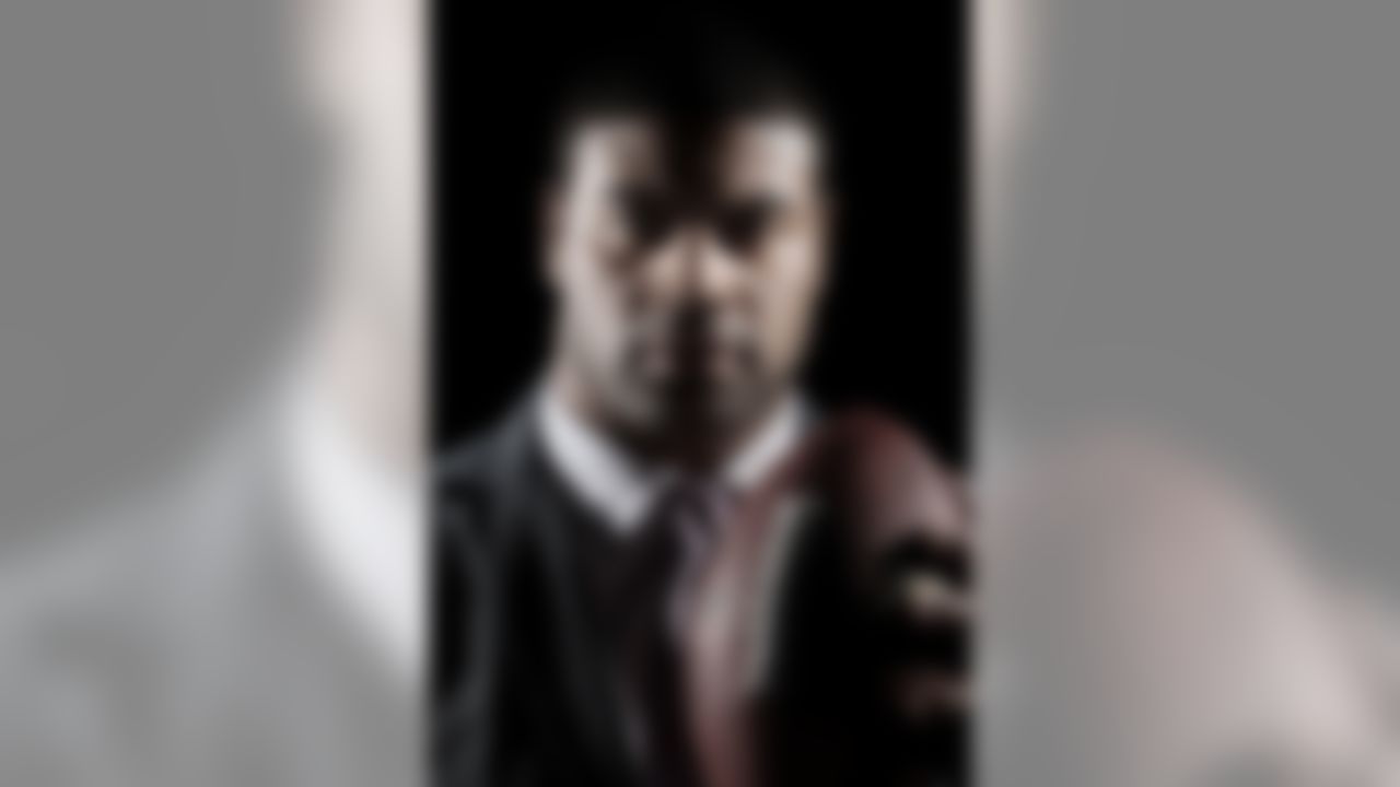 Shawne Merriman poses for a portrait in Culver City, Ca. on Apr. 1, 2010. (Ben Liebenberg/NFL.com)