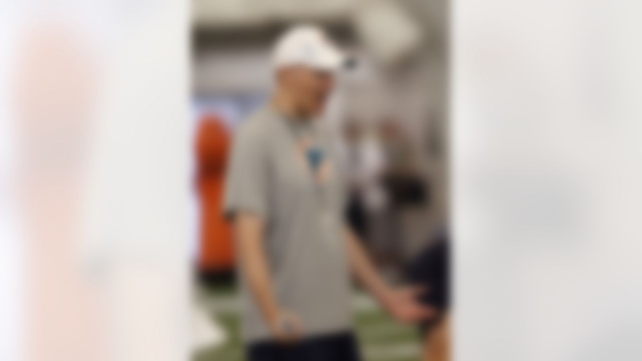 Miami Dolphins head coach Joe Philbin practices during NFL football training camp in Davie, Fla., Sunday, July 29, 2012. (AP Photo/Terry Renna)