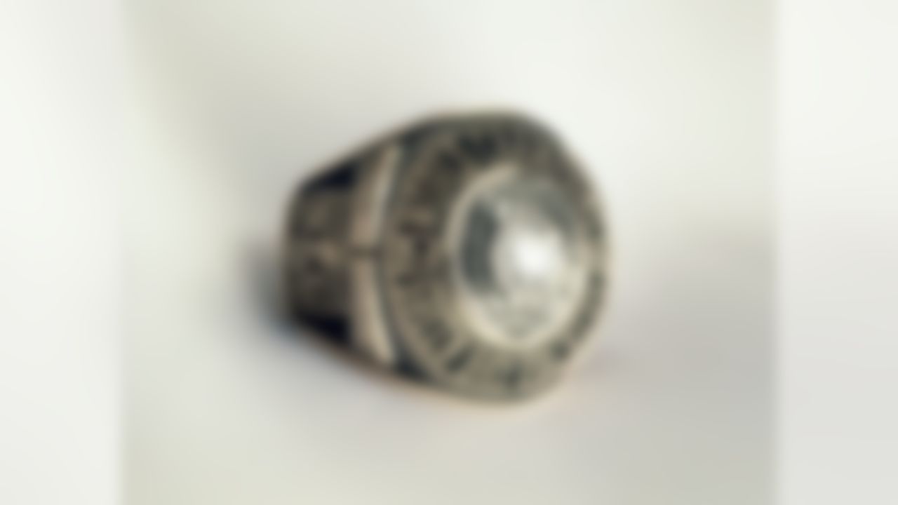 A detailed view is seen of the Green Bay Packers Super Bowl I ring. (National Football League)