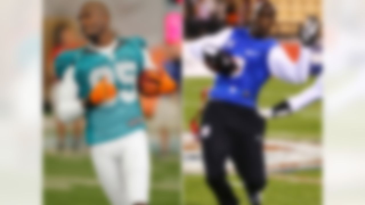 Then: Johnson made the wrong kind of headlines on "Hard Knocks: Training Camp with the Miami Dolphins" in 2012, clashing with coaches and then being released from the team after he was arrested on a domestic violence charge.
Now: Johnson never played in the NFL again. He played for team "Ocho" in the American Flag Football League and in the CFL for the the Montreal Alouettes and most recently for the Fundidores Monterrey, an American football team based in Mexico.