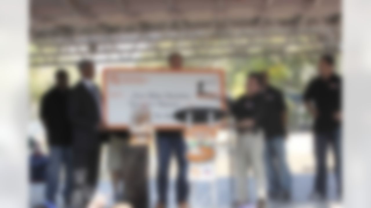 The Home Depot NFL Neighborhood MVP All-Star Build and Press Conference in Tampa, FL. (Photo by Don Grassmann/CIA)