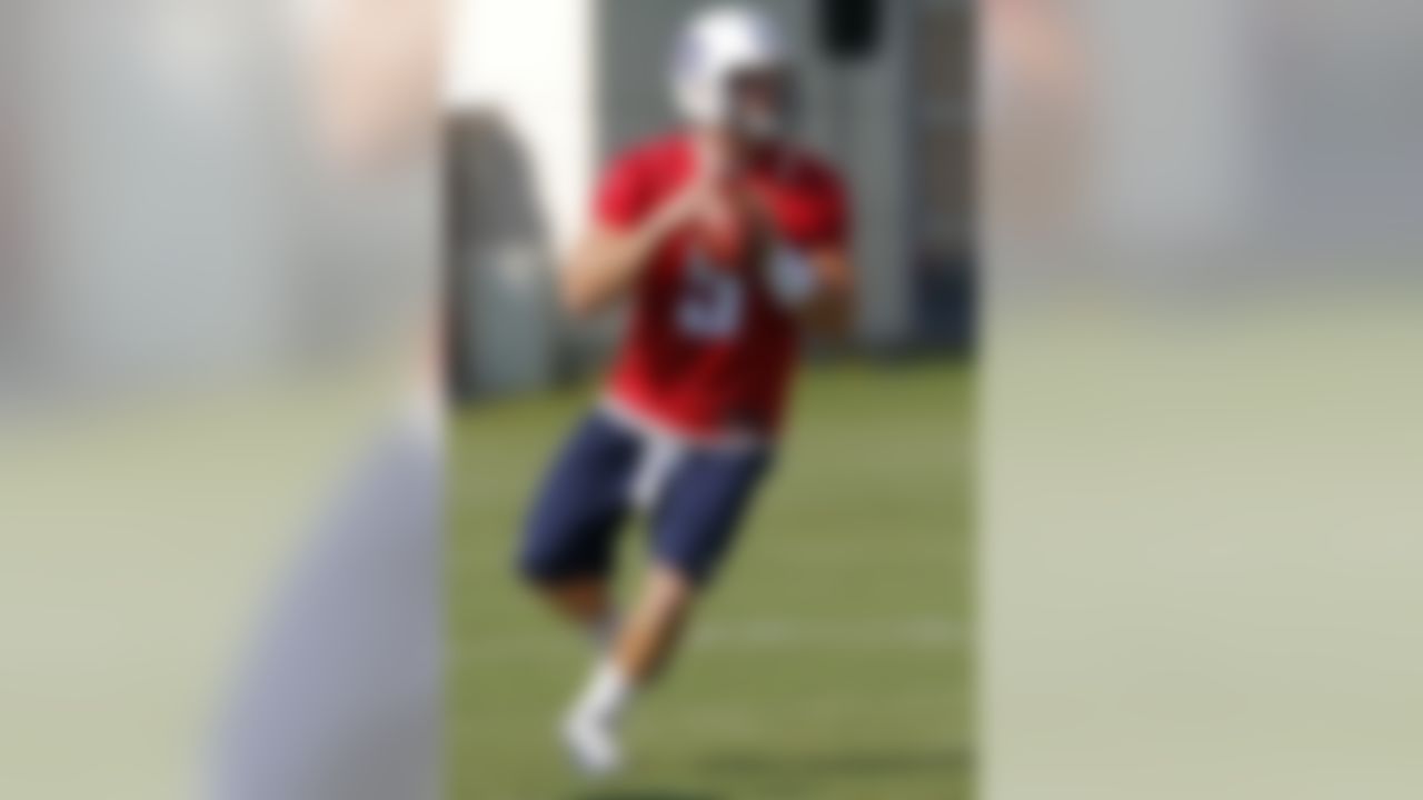 Tennessee Titans quarterback Nick Stephens during training camp at Titans' headquarters Saturday, July 28, 2012 Nashville, Tenn. (AP Photo/Wade Payne)