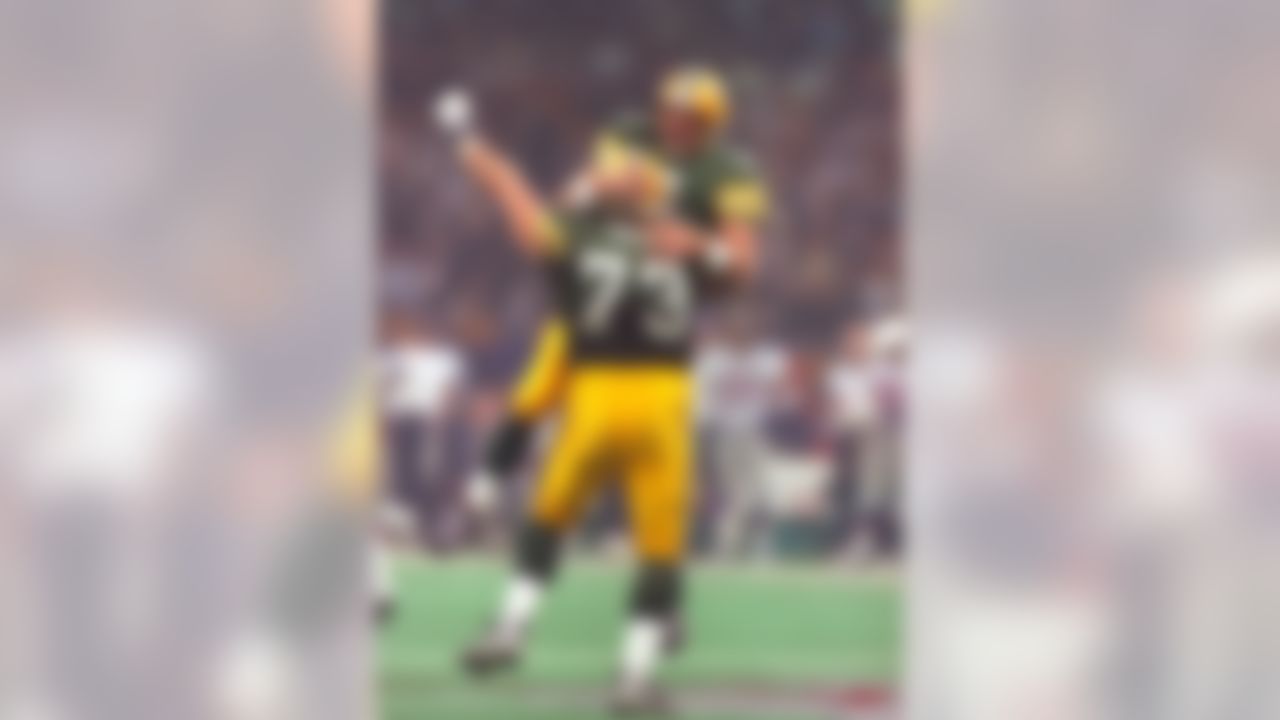 "Often it is not about the action, but the reaction, especially in the Super Bowl. Shooting a lot of games in Green Bay, it is a known rule that on any touchdown, if you are not able to see the score, watch for former Packers quarterback Brett Favre."
