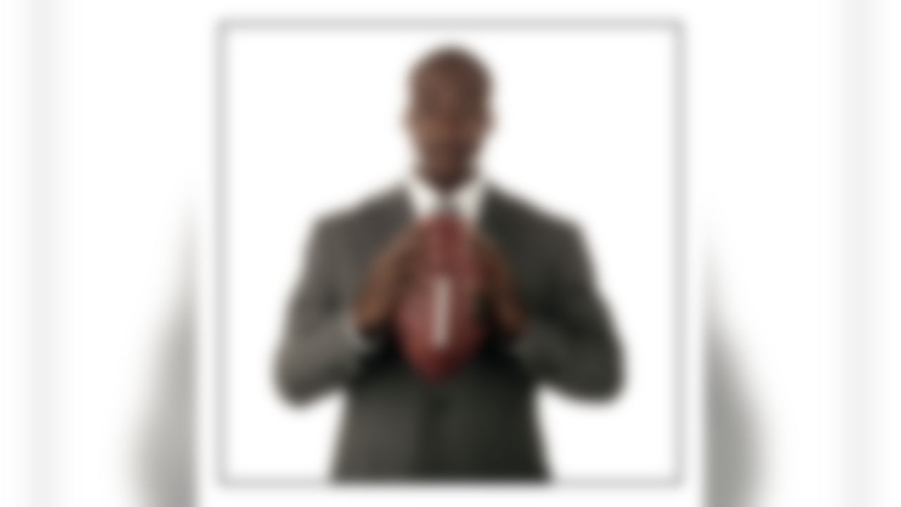 Brandon Marshall of the Denver Broncos poses for a portrait in the NFL.com Studio in Culver City, California on July 16, 2009. (Photo by Ben Liebenberg/NFL.com)