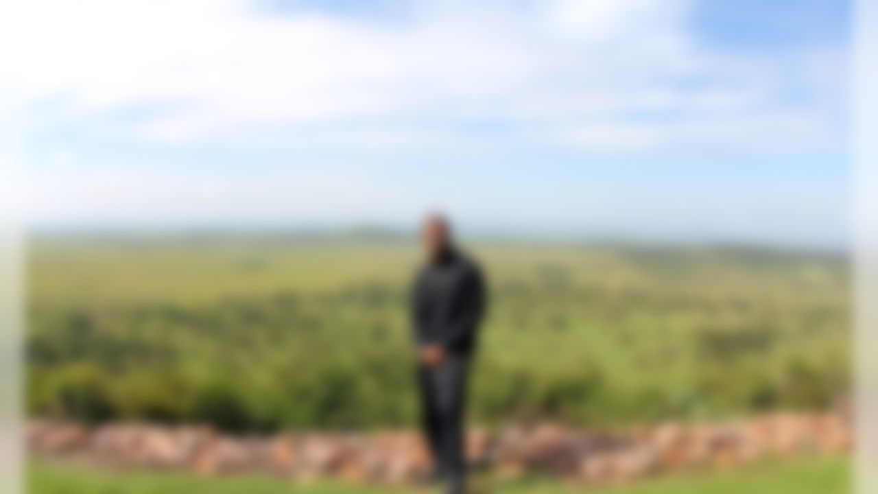 Photo of Arizona Cardinals wide receiver Larry Fitzgerald during his offseason travels.