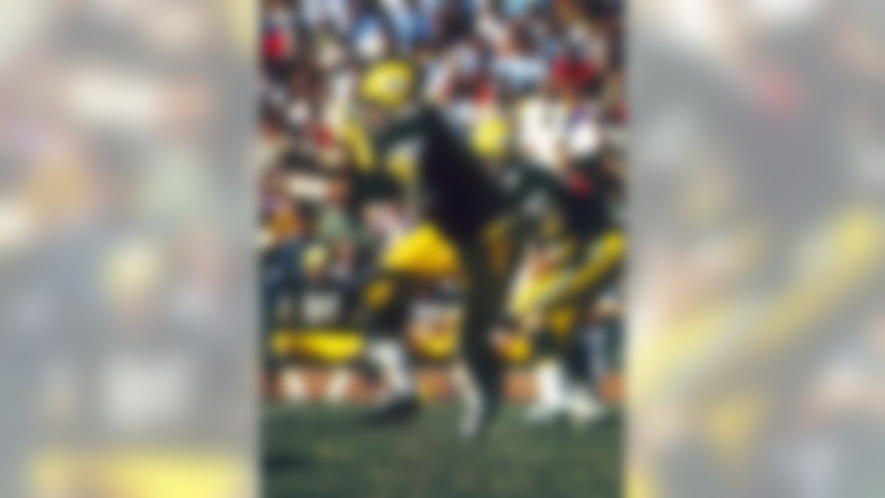 Green Bay Packers Hall of Fame linebacker Ray Nitschke in a 34-21 loss to the Los Angeles Rams at the Los Angeles Coliseum. (National Football League)