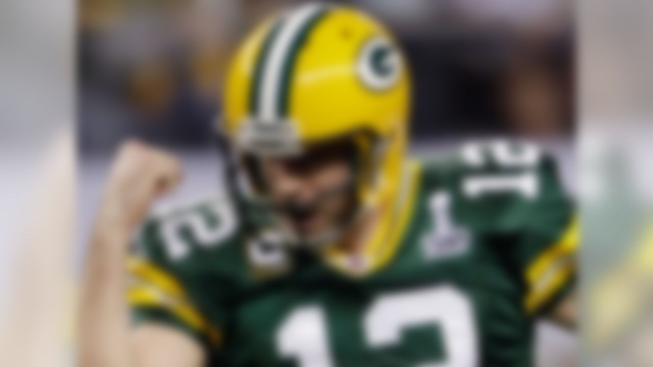 Draft: 2005, first-round pick
Team: Green Bay Packers

In the leadup to the 2005 NFL Draft, Rodgers was projected by many to be the No. 1 overall choice to the San Francisco 49ers. Instead, Rodgers experienced an awkward draft-day drop, eventually going 24th to the Packers. Turns out the California product went to the appropriate team. Given time to develop behind future Pro Football Hall of Famer Brett Favre, Rodgers has become one of the game's top offensive talents, earning an MVP award and leading the Packers to a Super Bowl win. (AP Photo/Paul Sancya)