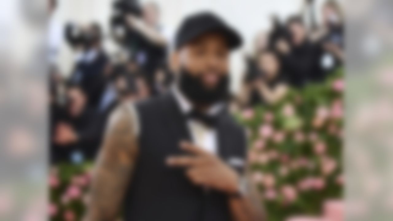 Cleveland Browns wide receiver Odell Beckham Jr. attends The Metropolitan Museum of Art's Costume Institute benefit gala celebrating the opening of the "Camp: Notes on Fashion" exhibition on Monday, May 6, 2019, in New York.