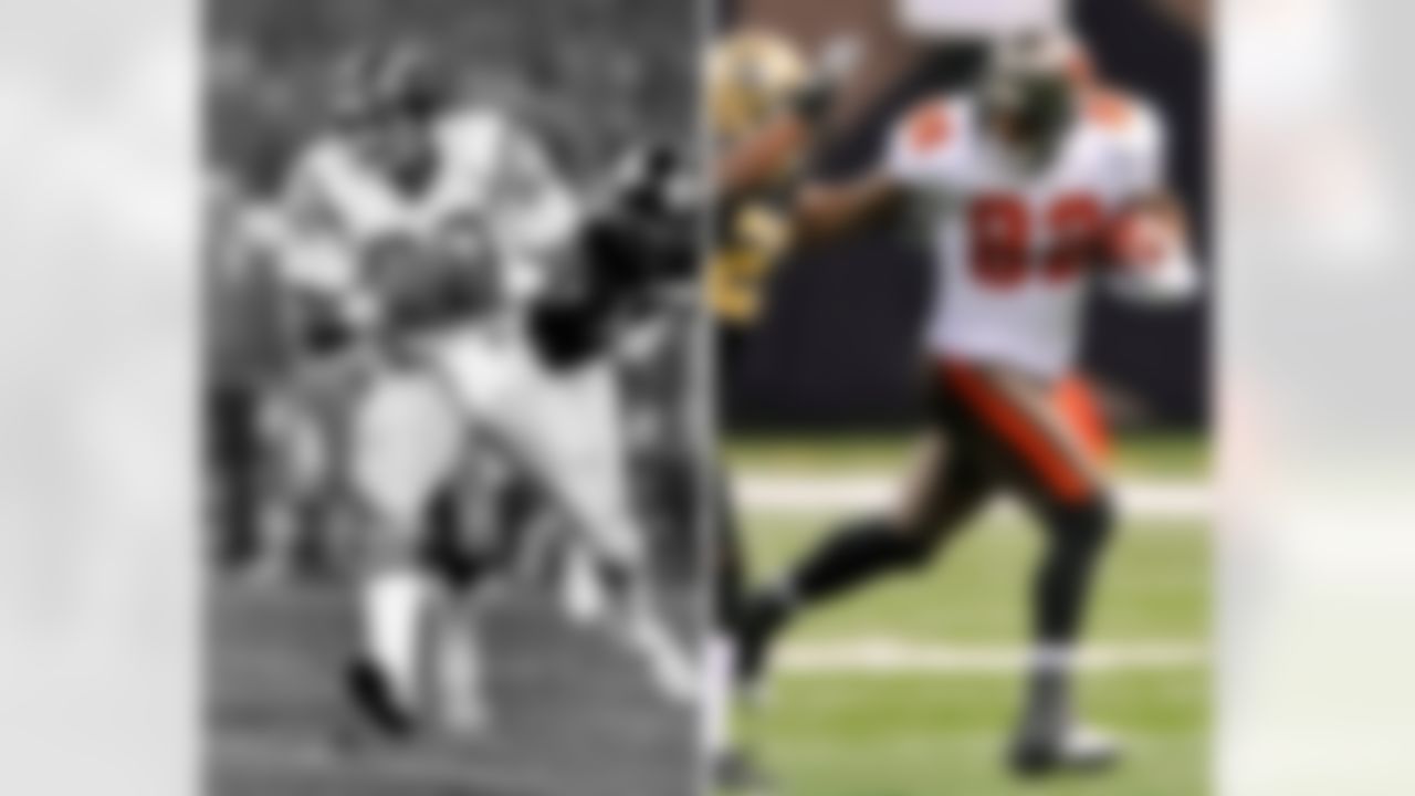 Kellen Winslow Sr. put together a Hall of Fame career as a tight end for the Chargers from 1979 to 1987, while his son, Bucs TE Kellen Winslow, Jr. is entering his sixth NFL season.