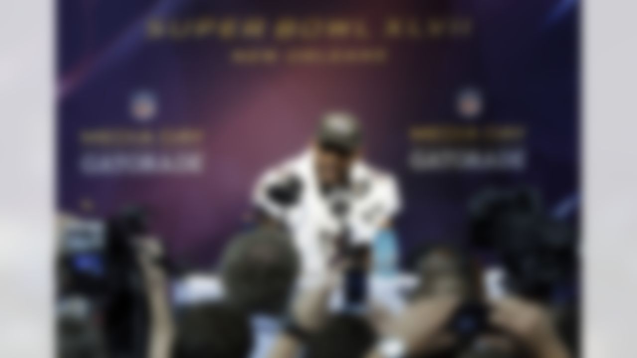 Baltimore Ravens linebacker Ray Lewis speaks during media day for the NFL Super Bowl XLVII football game Tuesday, Jan. 29, 2013, in New Orleans. (AP Photo/Mark Humphrey)