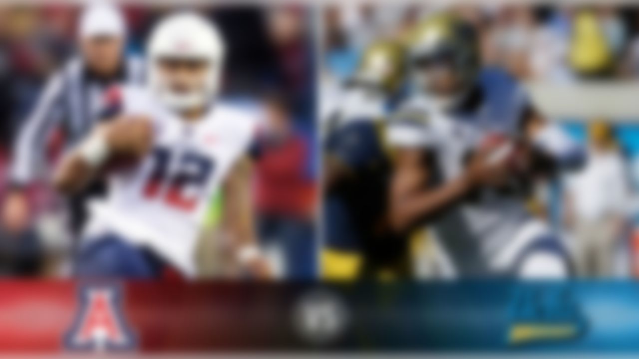 Details: Saturday, 10:30 p.m. ET, ESPN
The skinny: At the beginning of the season, one would have expected these two teams to be in opposite places, with UCLA contending for the South while Arizona tries to stay afloat in the race. It's the Wildcats, let by quarterback Anu Solomon (above), who are looking to remain in the national conversation, however, and hoping for a better outing at the Rose Bowl than past trips. Brett Hundley (above) and company let a big lead slip away last week on the road and will be looking to prevent that on Saturday while still picking up a win. The last time Arizona visited the Rose Bowl, it came away with a 66-10 win over UCLA, the most-lopsided loss in series history.
Game picks:
Brandt: Arizona, 34-33
Brooks: Arizona, 37-34
Jeremiah: Arizona, 31-28
Fischer: Arizona, 31-24
Goodbread: UCLA, 42-31
Huguenin: UCLA, 38-35