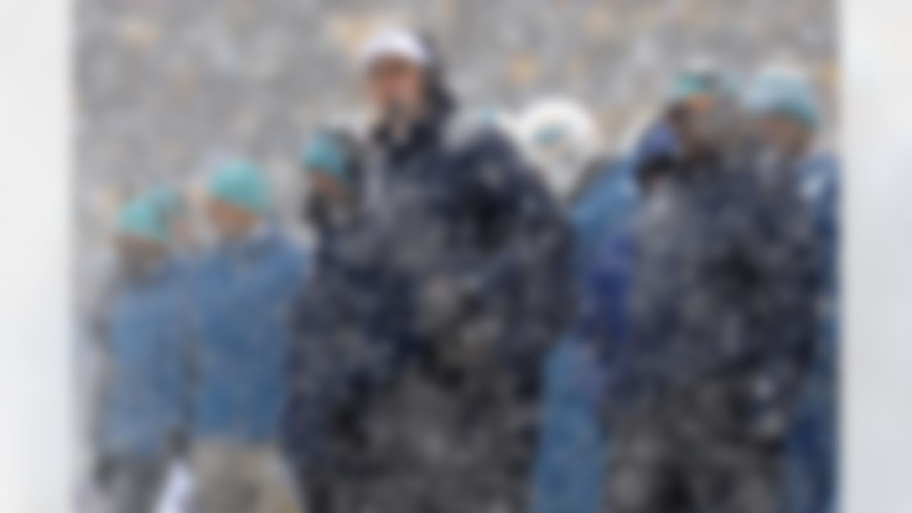 Miami Dolphins head coach Joe Philbin stands on the sidelines during an NFL football game against the Pittsburgh Steelers in Pittsburgh, Sunday, Dec. 8, 2013. Miami won 34-28. (AP Photo/Don Wright)