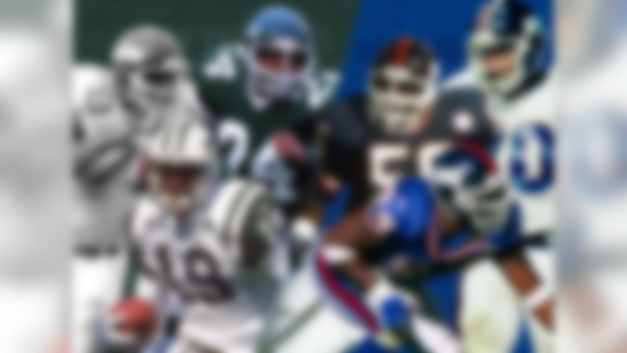 The Giants hold the second overall pick and the Jets have the third overall pick in the 2018 NFL Draft. Should both teams keep those picks, it would mark the fourth time in the Common Draft Era (since 1967) that both New York teams picked in the Top 5. In 1977, the Jets took tackle Marvin Powell fourth overall, followed by the Giants selecting defensive tackle Gary Jeter fifth. In 1981, the Giants selected linebacker Lawrence Taylor second overall, while the Jets nabbed running back Freeman McNeil third. And in 1996, the Jets used the No. 1 overall pick on wide receiver Keyshawn Johnson, with the Giants taking defensive end Cedric Jones fifth.