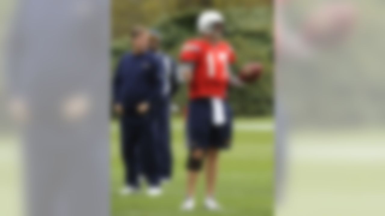 San Diego Chargers quarterback Phillip Rivers during practice at Pennyhill Park Hotel in Bagshot, Surrey, England on October 20, 2008. The San Diego Chargers will face the New Orleans Saints in an NFL game at Wembley Stadium in London on October 26, 2008. (Photo by Dave Shopland/NFL)