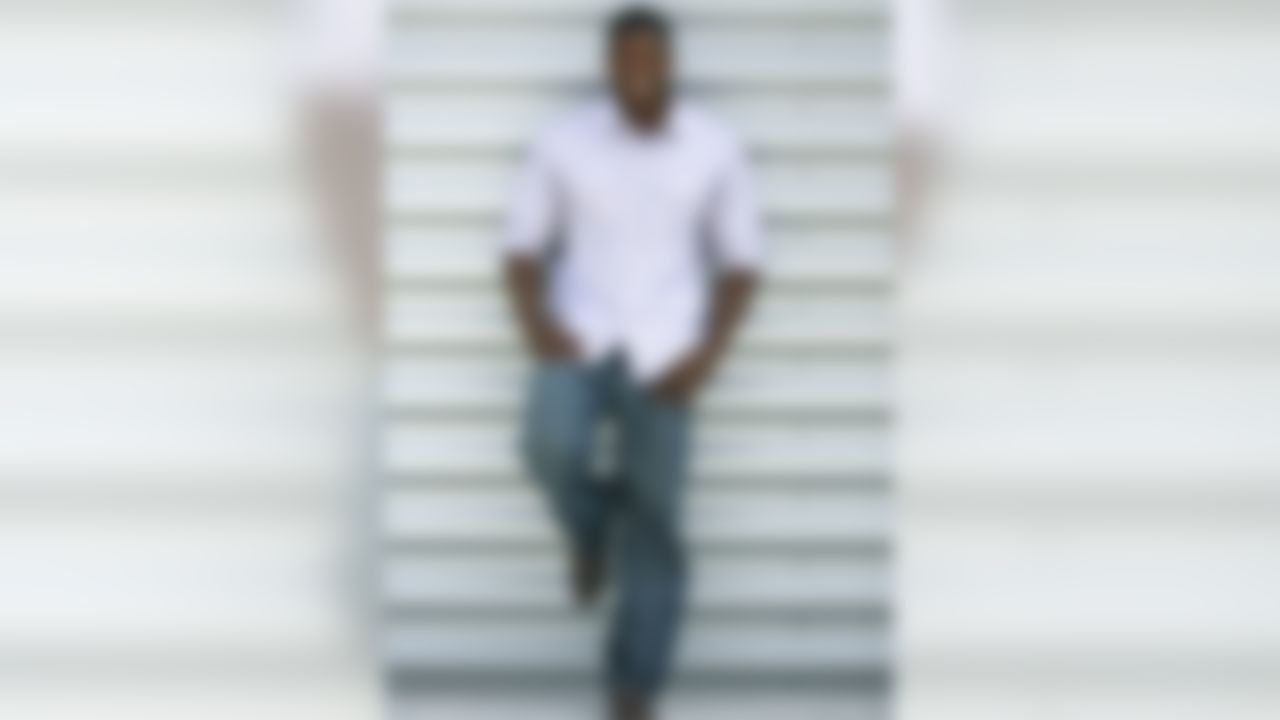 Tennessee Titans defensive end Kamerion Wimbley poses for a portrait on March 14, 2012. (Photo by Christina Kuhns/Christina Kuhns Photography)
