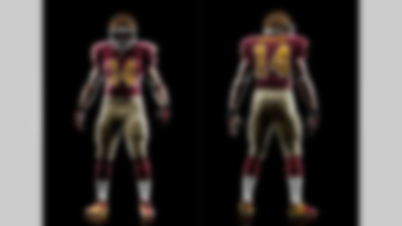 The Washington Redskins unveil their new NIKE 80th Anniversary uniforms.