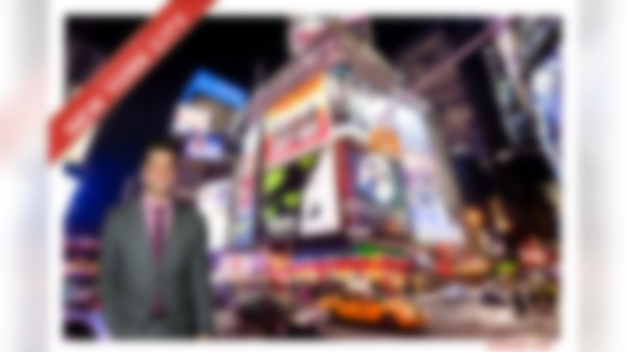 Tim Tebow in Time Square. (NFL.com Illustration)