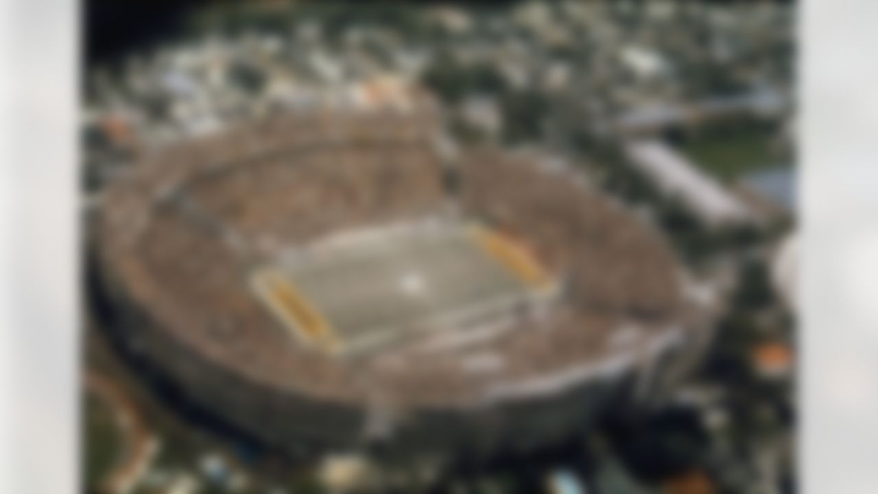 Aerial view of the Tulane Stadium, in New Orleans, Louisiana, site of Super Bowls VI and IX. (National Football League)
