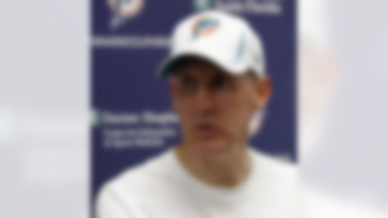 Miami Dolphins head coach Joe Philbin talks to reporters during a news conference after NFL football training camp in Davie, Fla., Monday, Aug. 13, 2012. (AP Photo/Alan Diaz)