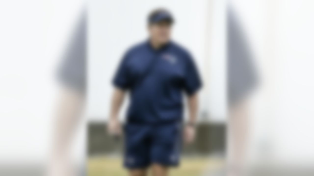 New England Patriots head coach Bill Belichick walks across the field during practice Friday, Jan. 30, 2015, in Tempe, Ariz. The Patriots play the Seattle Seahawks in NFL football Super Bowl XLIX Sunday, Feb. 1. (AP Photo/Mark Humphrey)