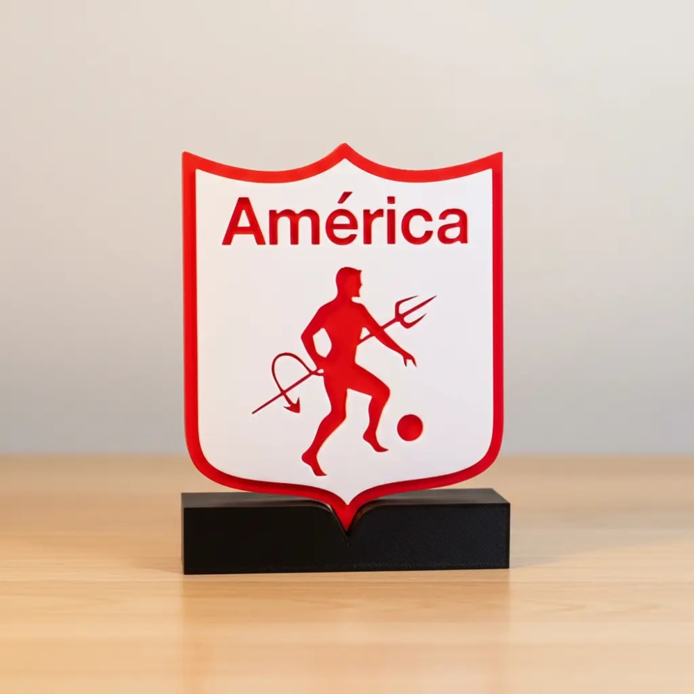Escudo en 3D América de Cali