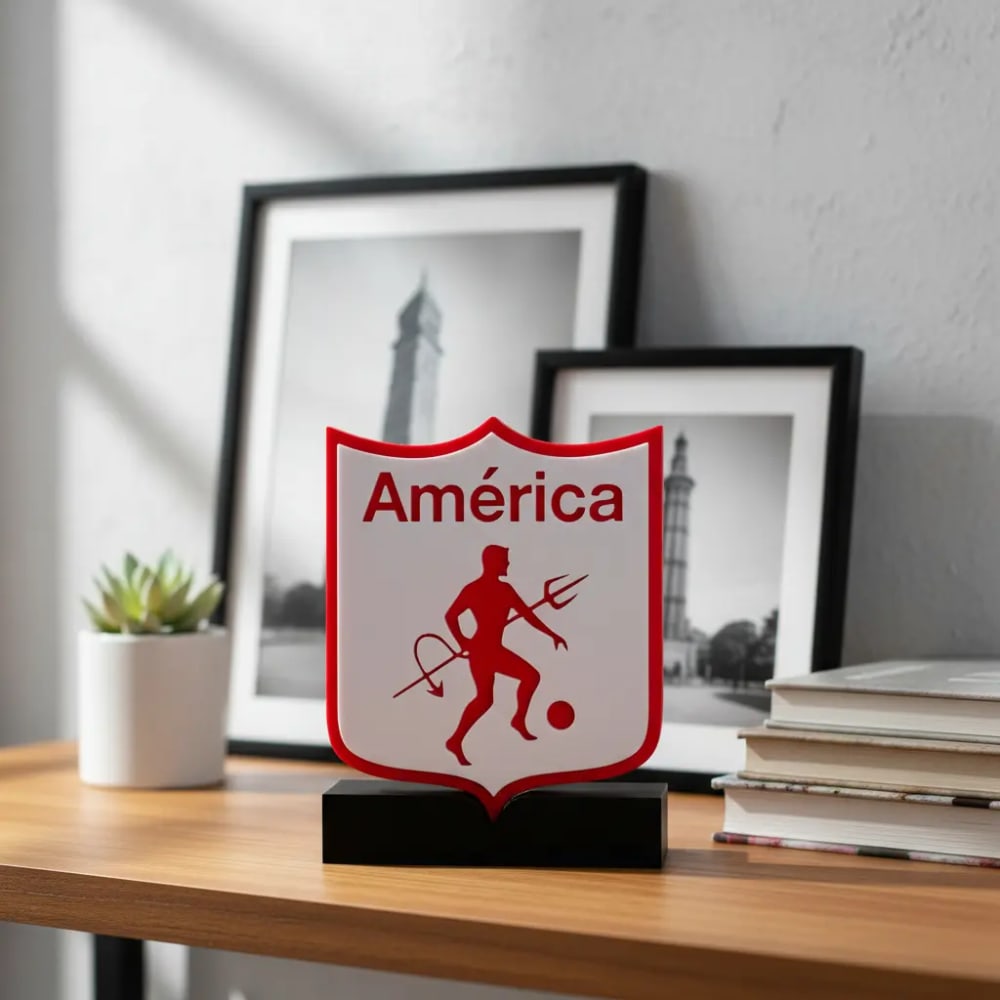 Escudo en 3D América de Cali