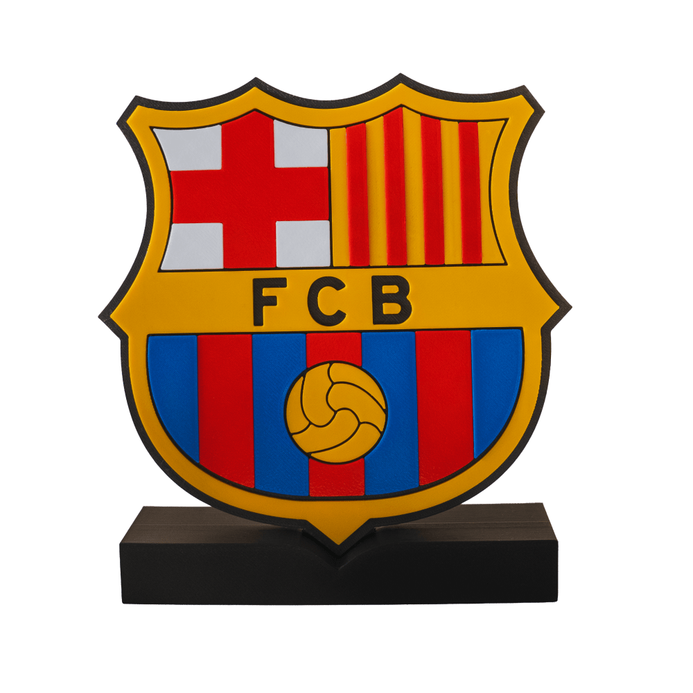 Escudo FC Barcelona 3D