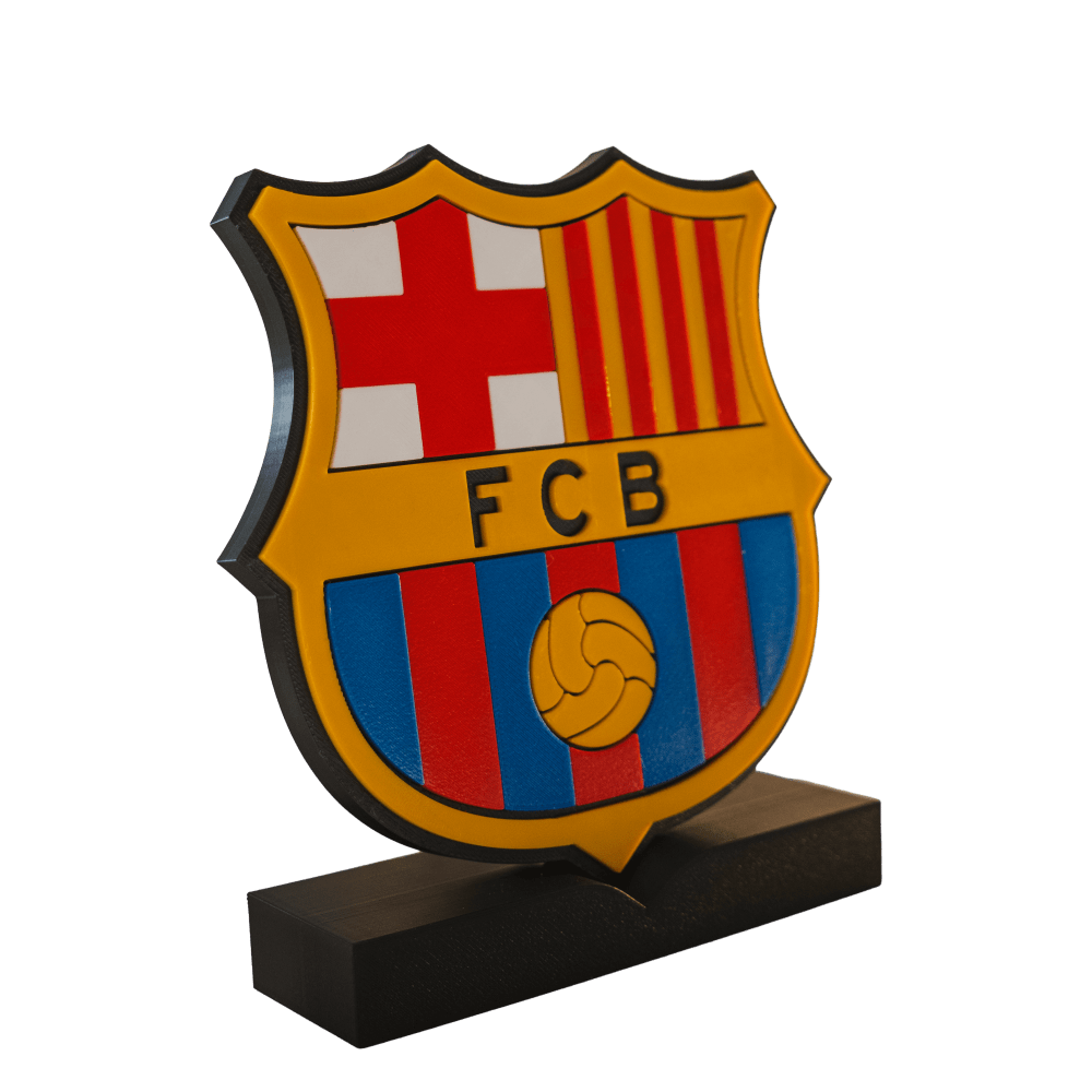 Escudo FC Barcelona 3D