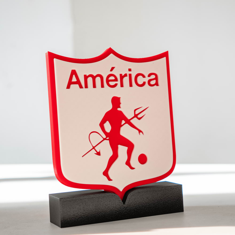 Escudo en 3D América de Cali