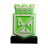 Escudo de Atlético Nacional en 3D view 2