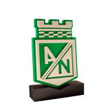 Escudo de Atlético Nacional en 3D view 1