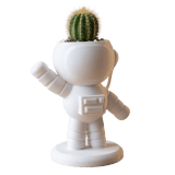 Maceta Astronauta Decorativa 3D -  Para Suculentas y Cactus view 1