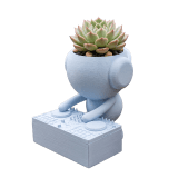 Maceta Decorativa 3D Modelo DJ con Mezcladora - Para Suculentas y Cactus view 1