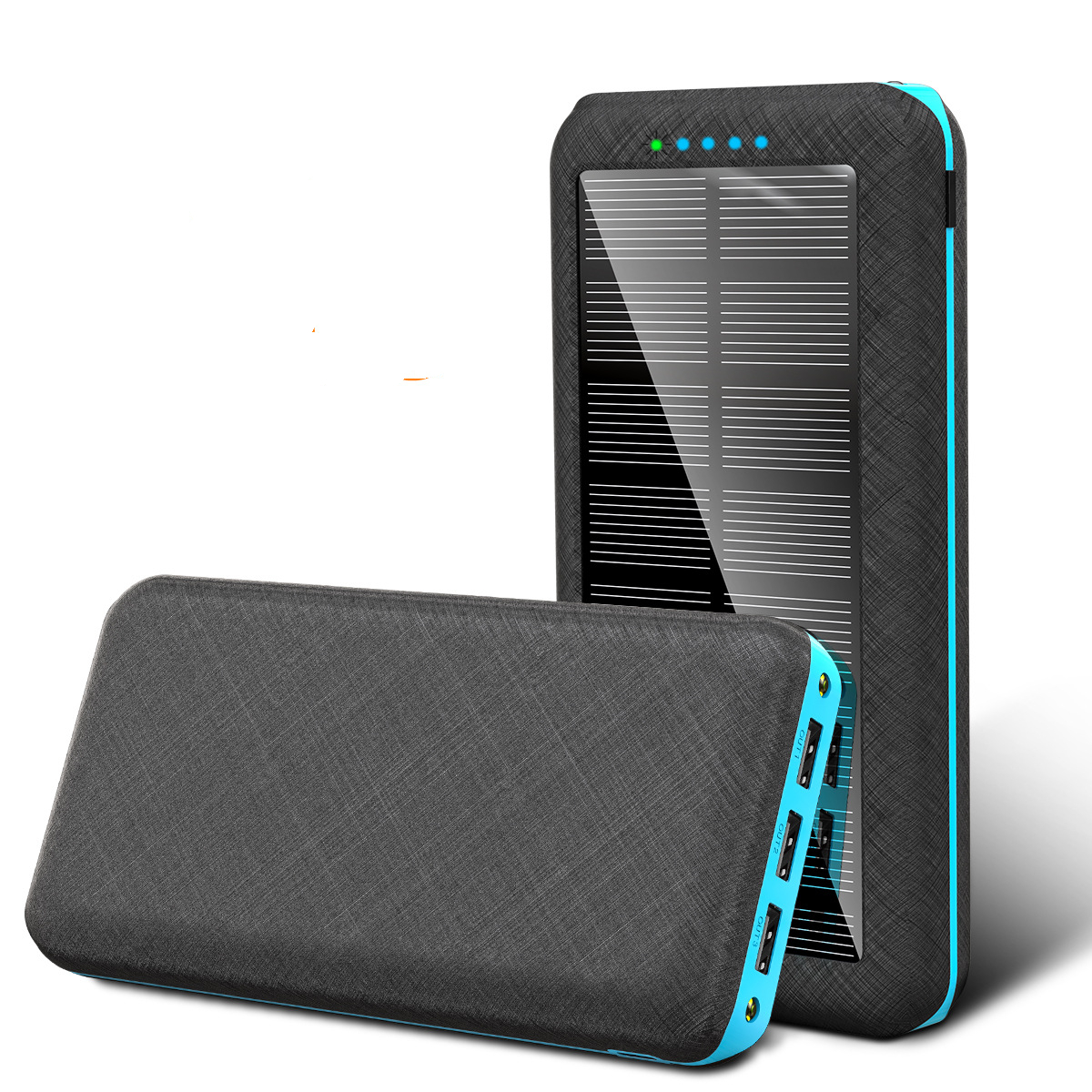 Compatible With Apple, Chargeur Solaire Sans Fil Qi Pour Xiaomi, Samsung, Iphone, Portable, 3usb, Pour Voyage En Plein A