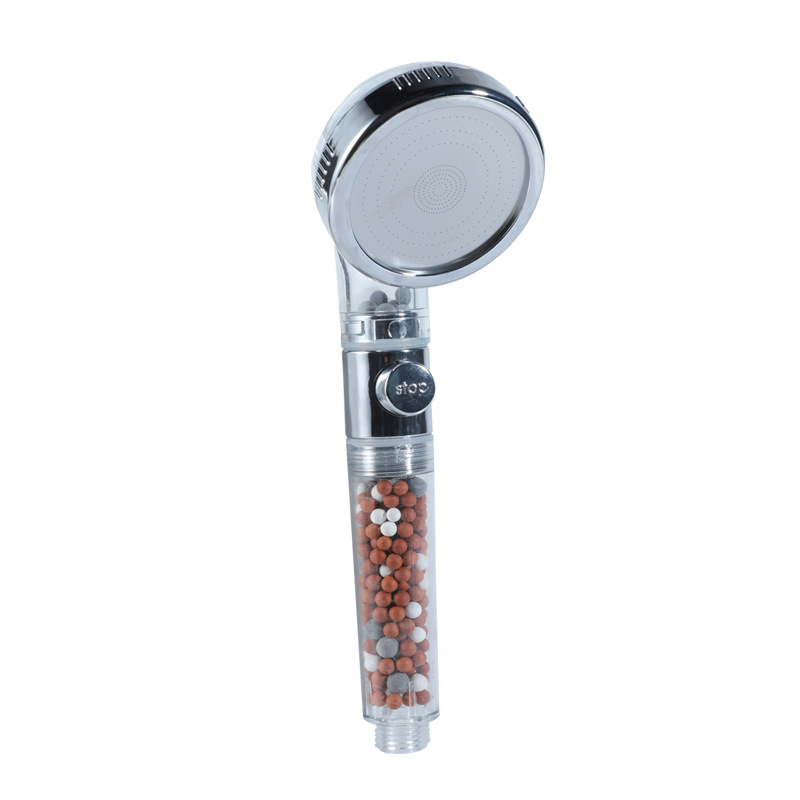 Handheld filtered shower-transparent-PC-1 pc
