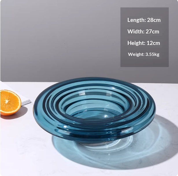 High-end Luxe Fruit Bowl Made Of Glass