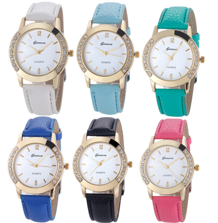 marque montres pour femmes montres Femmes En Cuir Quartz Montre Montres montre femme Ventes Chaudes