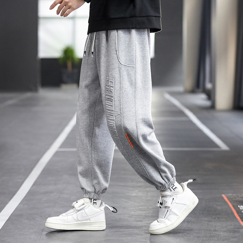 Tapered Ankle-tied Pants Fashionable Ankle-tied Casual Fashionable Sweatpants