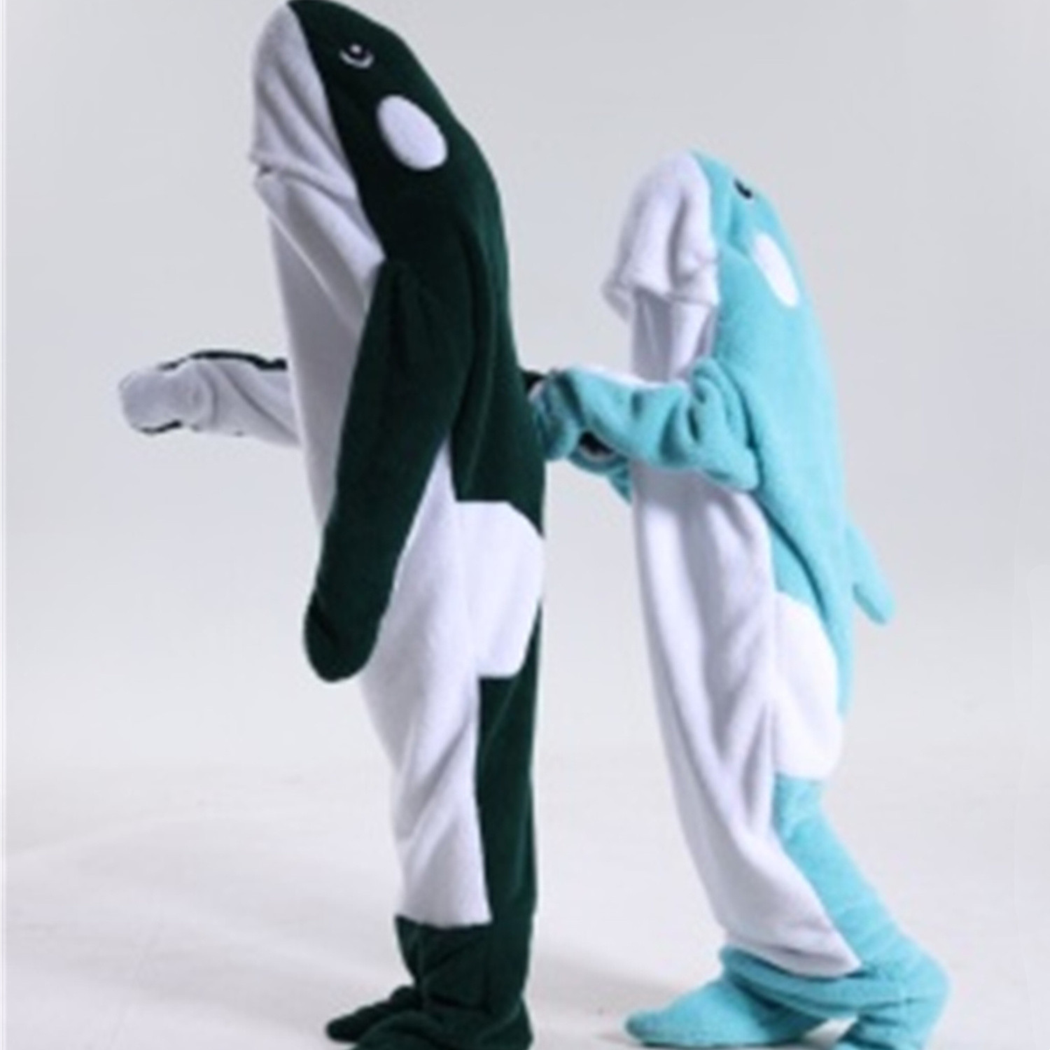 Pyjamas au motif de baleine au style épuré pour hommes et femmes Men's And Women's Fashion Simple Whale Clothing Pajamas