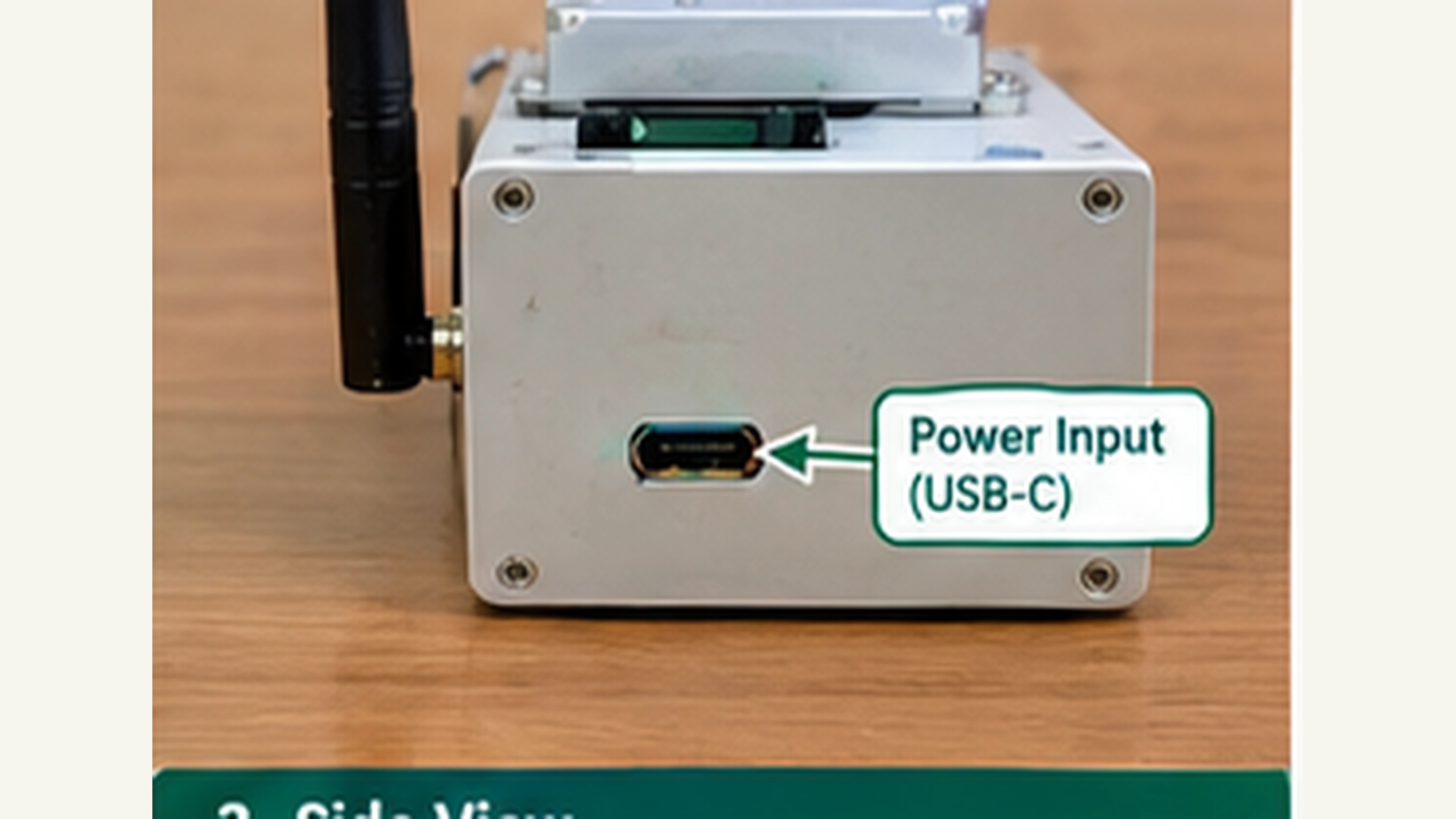 Side Profile USB-C & Telemetry View
